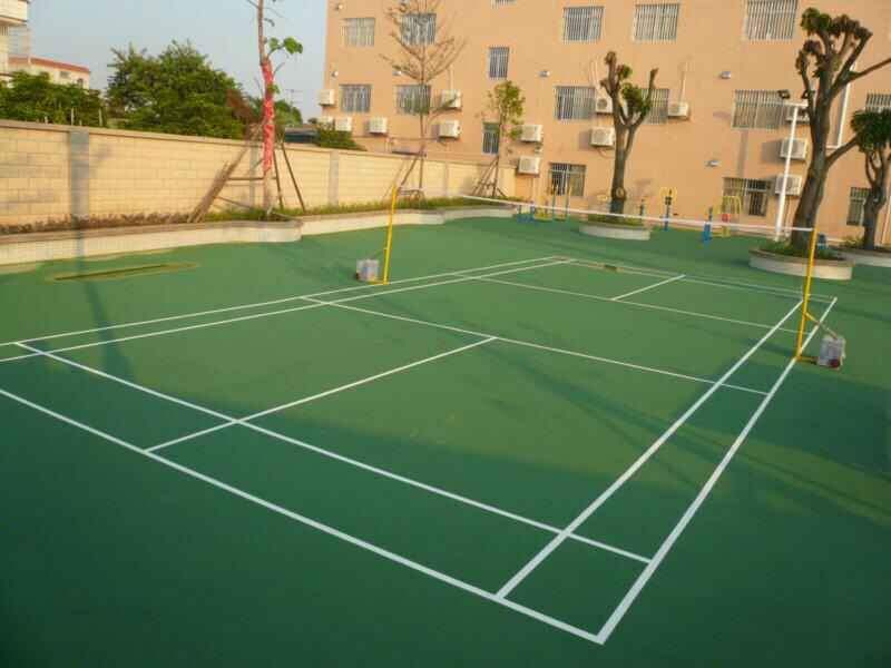 馬路打羽毛球心真大！中山地坪漆廠家有話說